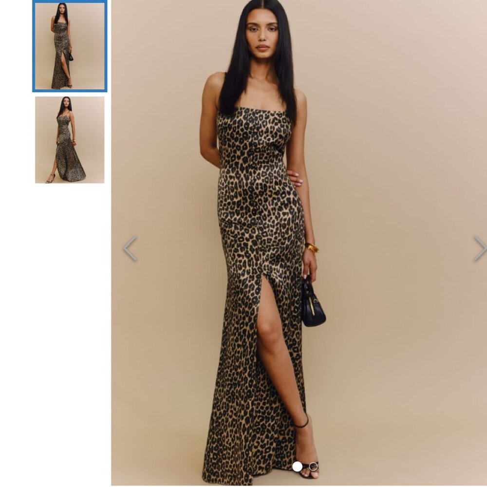 Reformation Selah Silk Dress